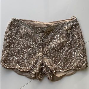 Sequin shorts